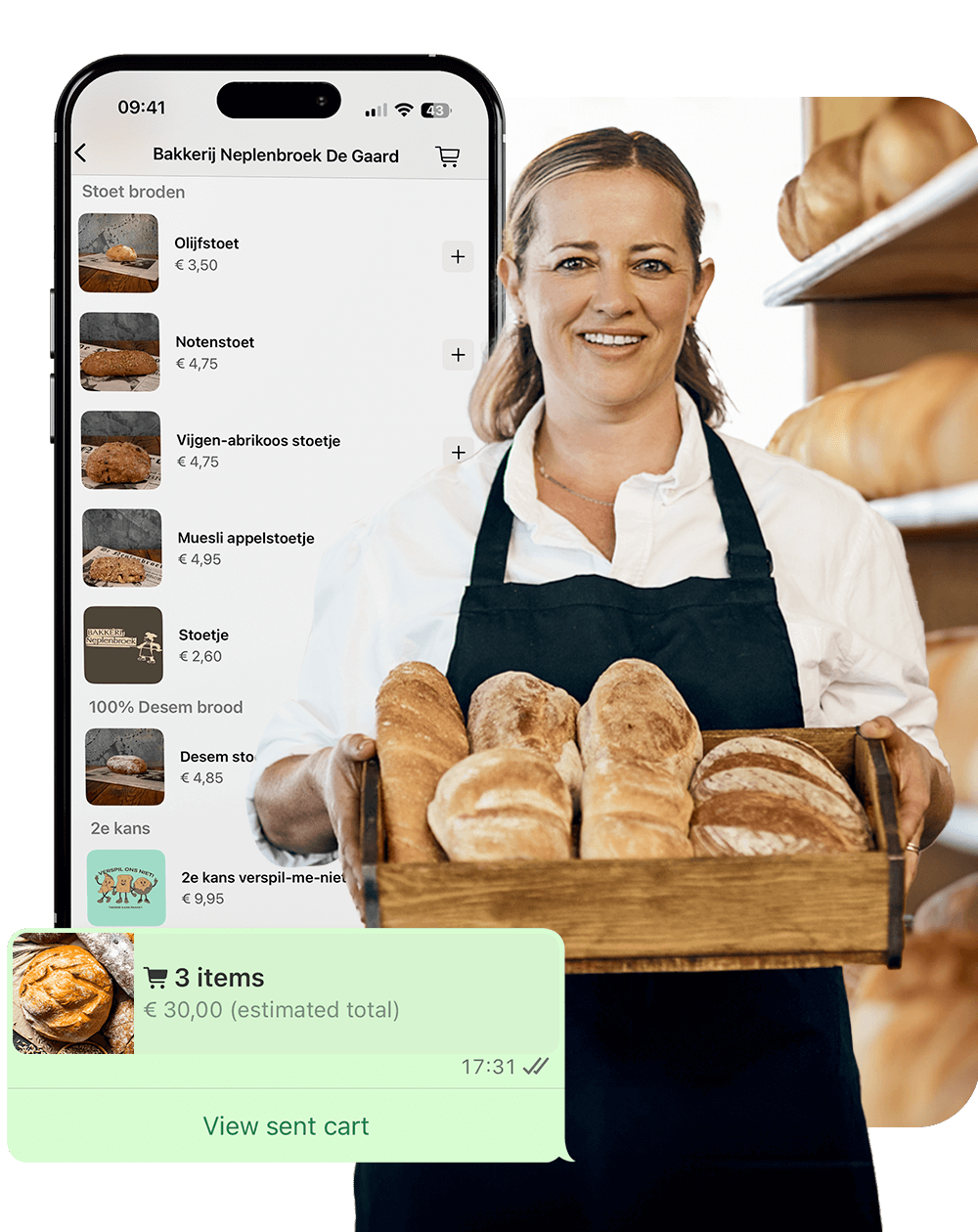 Your shop on WhatsApp for Bakeries